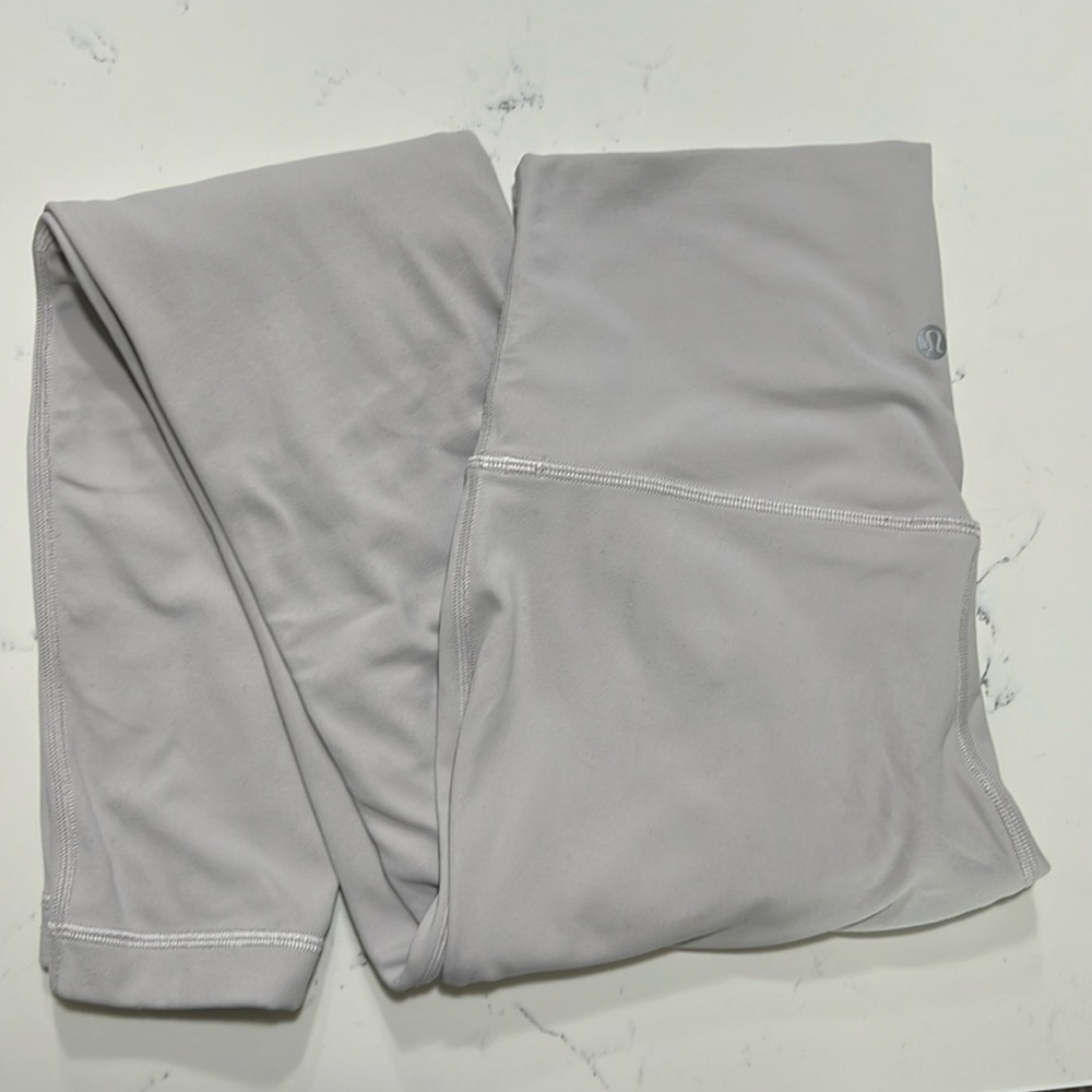 Lululemon Align Pant 28" Chrome Double Lined Size 6